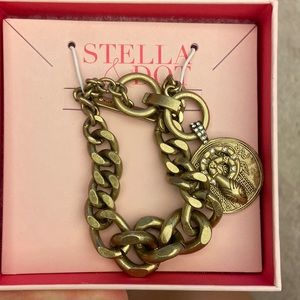 Heritage coin bracelet gold